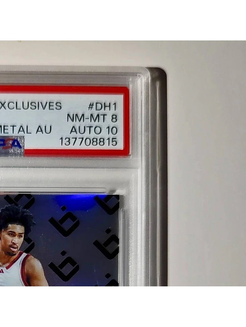 Dylan Harper 2025 Leaf Metal #BILA-DH1 Refractor PSA 8 Auto 10